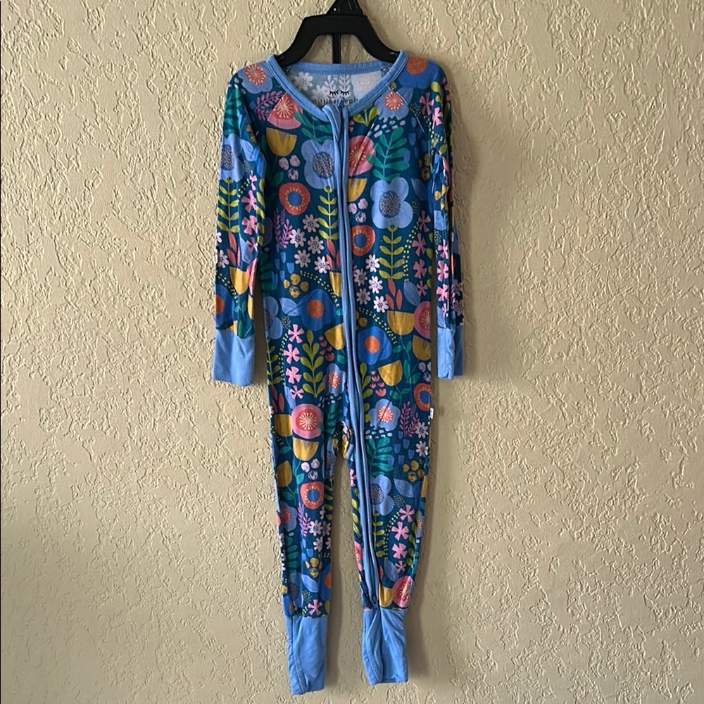 Little Sleepies Colorful Floral Kids Footie